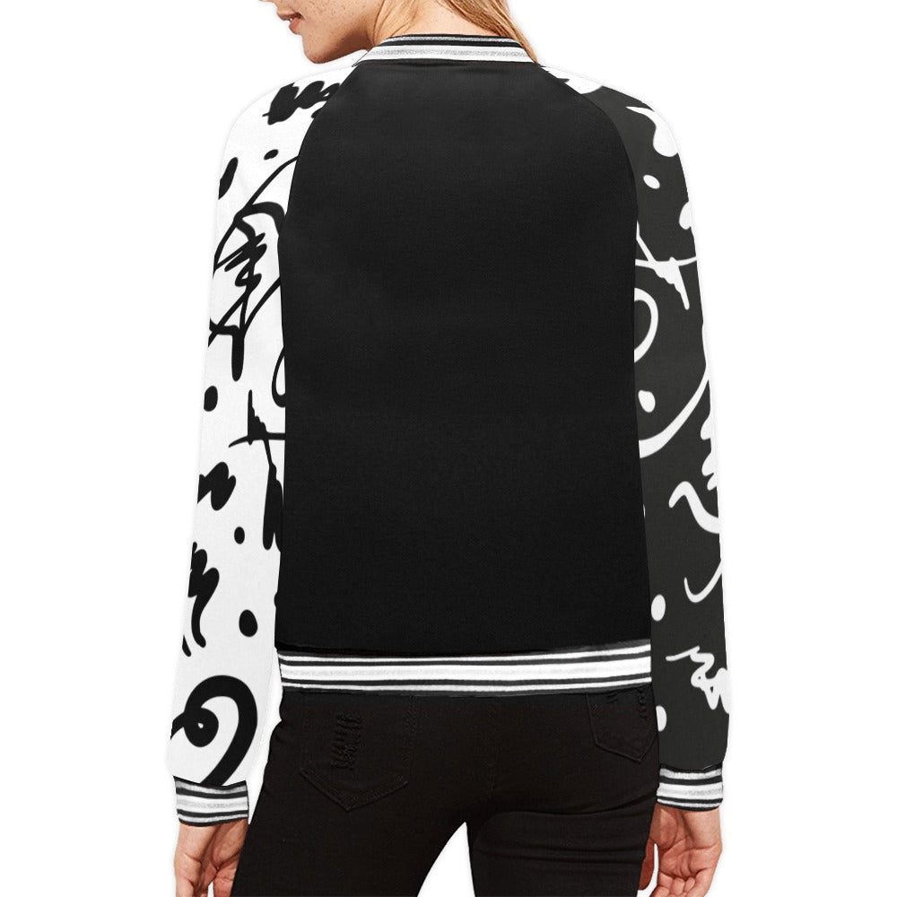Women's Horizontal Stripes Jacket (Model H21)