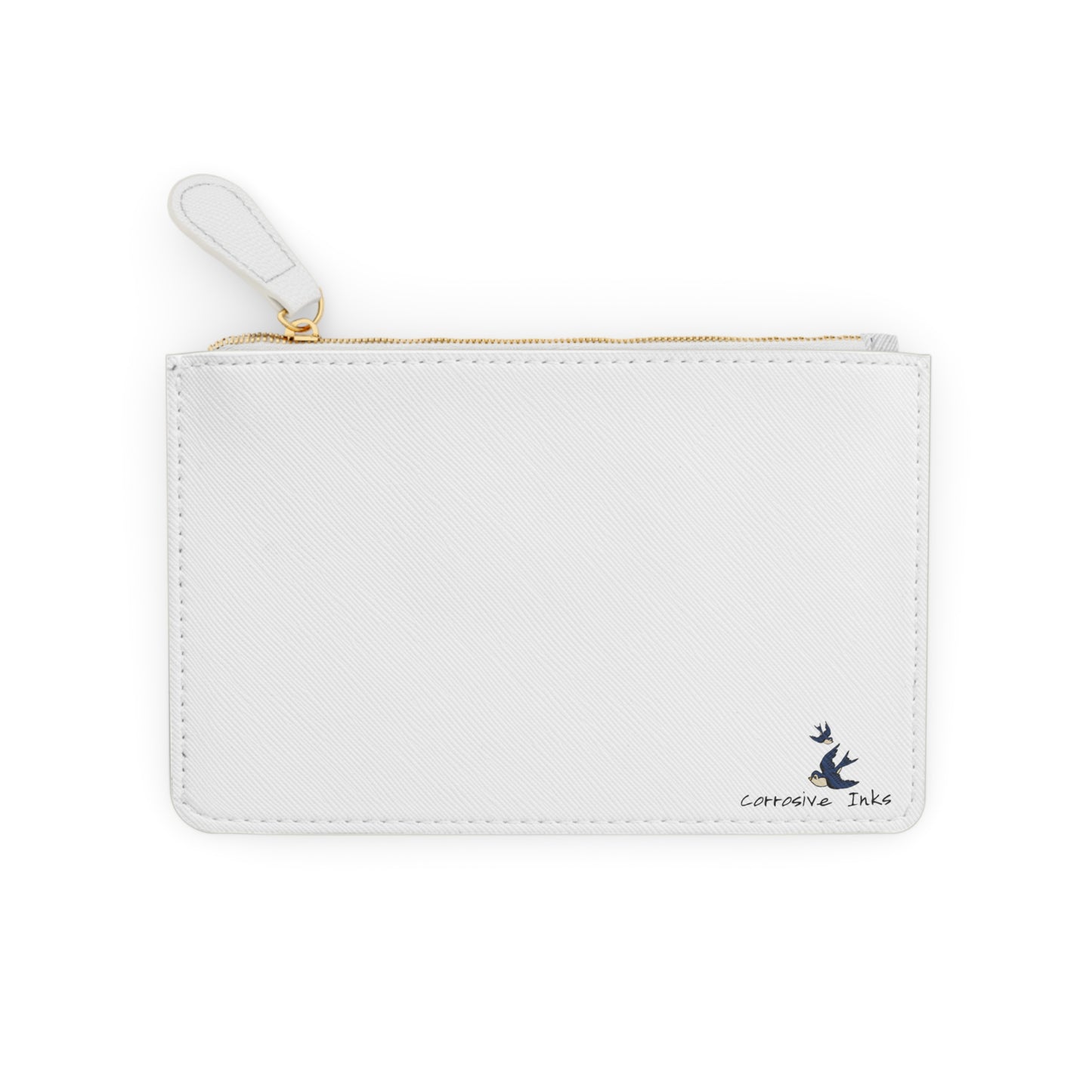 White Mini Clutch Bag Swallows