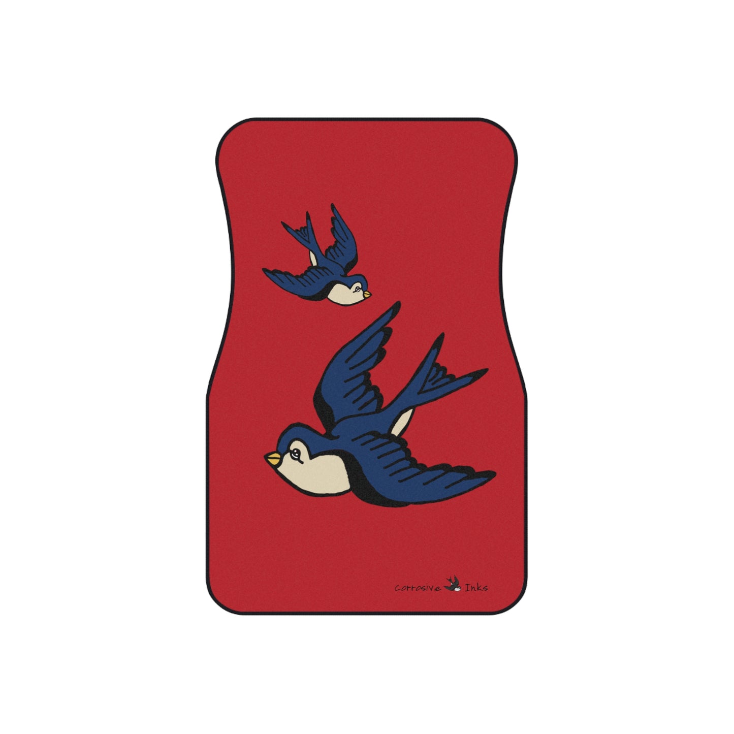 Red Swallow Car Mats (2x Front)