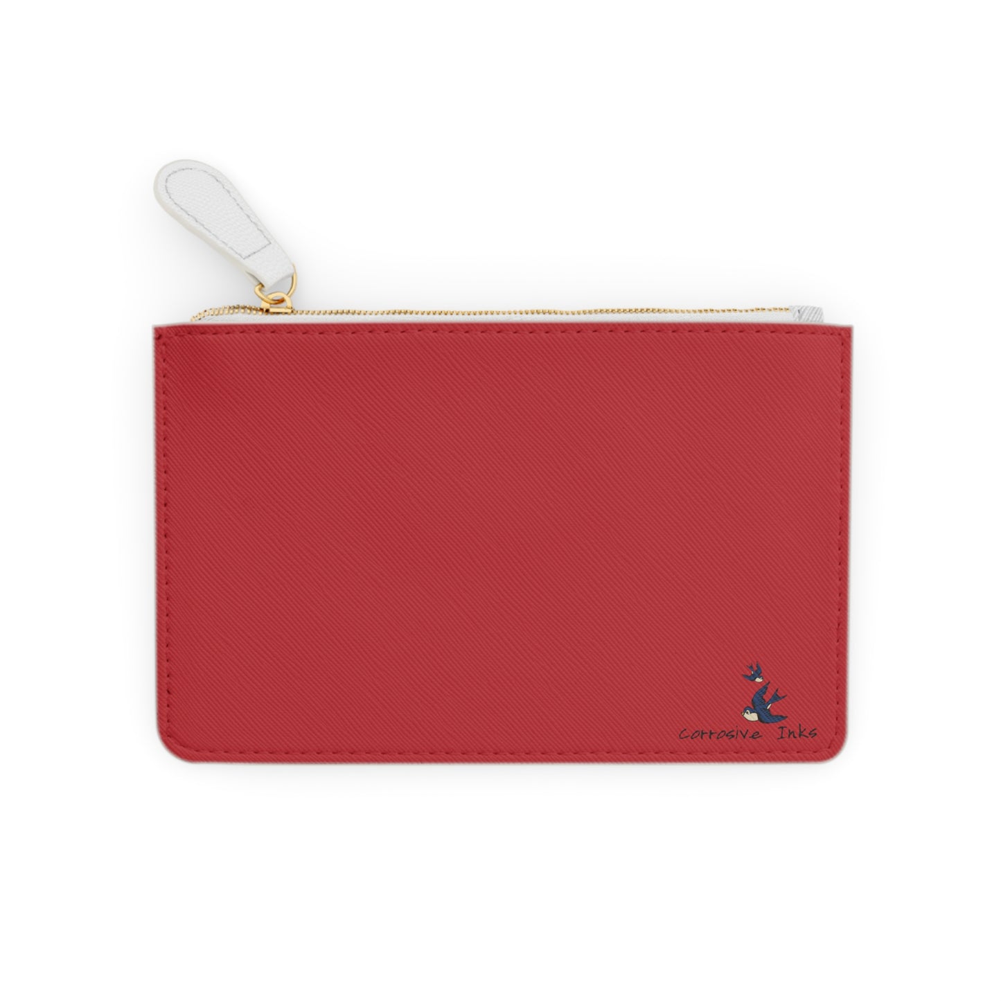 Red Mini Clutch Bag Swallows