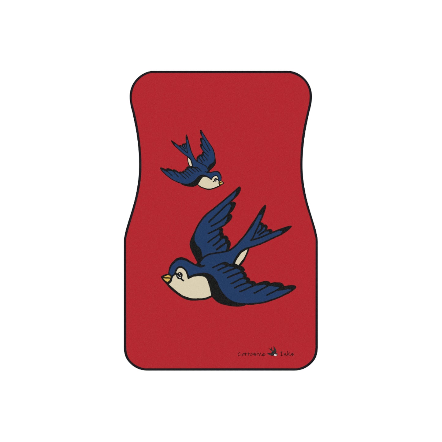 Red Swallow Car Mats (2x Front)